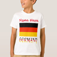 Drapeau allemand personnalisé Garçons d'héritage