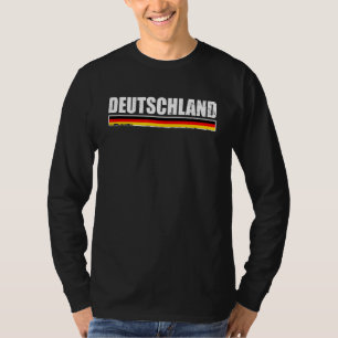 T-shirt Drapeau allemand Vintage Deutschland Allemagne
