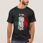T-shirt Drapeau Alvarez de CANELO Men_s Mexique enfermant (Devant)