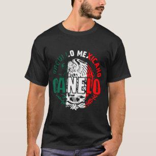 T-shirt Drapeau Alvarez de CANELO Men_s Mexique enfermant