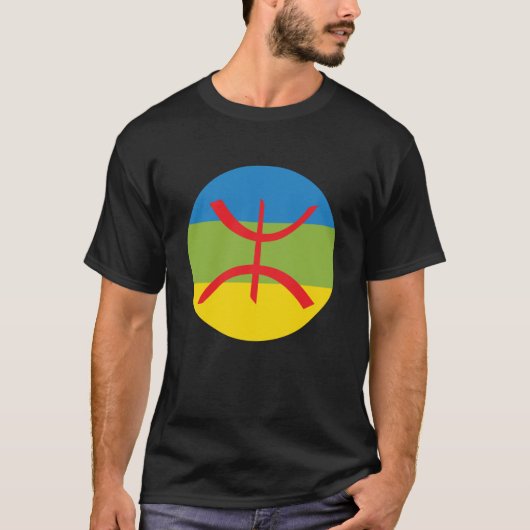T-shirt drapeau Amazigh (Devant)