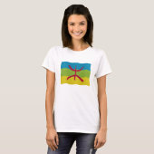 T-shirt Drapeau Amazigh (Devant entier)