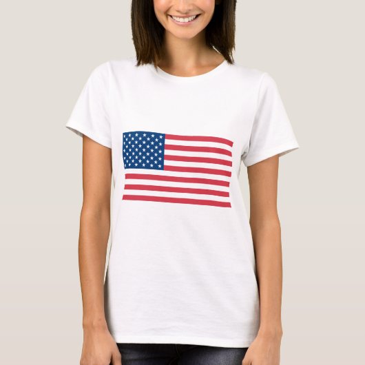 T-shirt Drapeau américain (Devant)