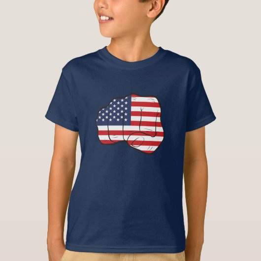 T-shirt Drapeau américain (Devant)