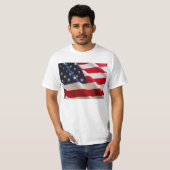 T-shirt Drapeau américain (Devant entier)