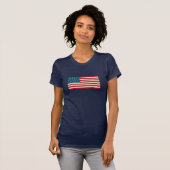 T-Shirt Drapeau Américain (Devant entier)