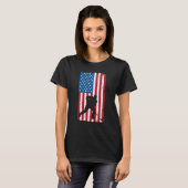 T-shirt Drapeau américain (Devant entier)