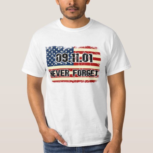 T-shirt Drapeau américain (Devant)