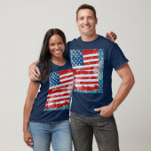 T-shirt Drapeau américain (Unisexe)
