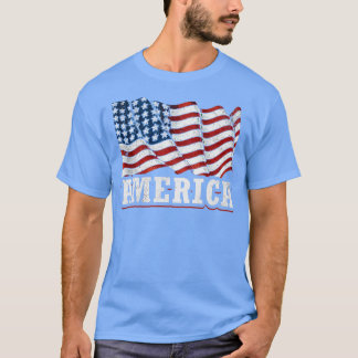T-shirt Drapeau américain