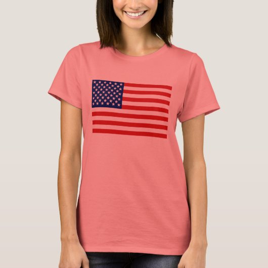 T-shirt Drapeau américain (Devant)