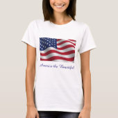 T-shirt drapeau américain (Devant)