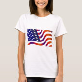 T-shirt Drapeau américain (Devant)