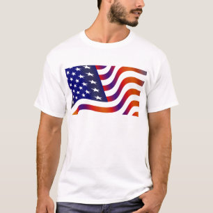T-shirt Drapeau américain