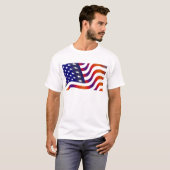 T-shirt Drapeau américain (Devant entier)