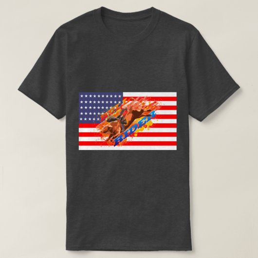 T-shirt Drapeau américain (Design devant)