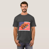 T-shirt Drapeau américain (Devant entier)