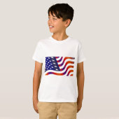 T-shirt Drapeau américain (Devant entier)