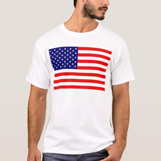 T-shirt Drapeau américain (Devant)
