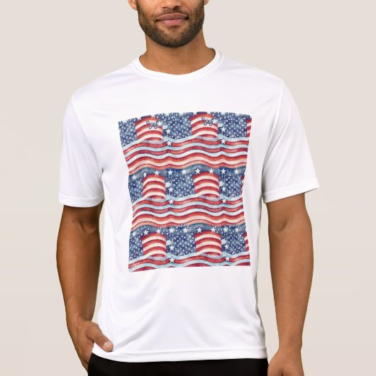 T-shirt Drapeau américain (Devant)