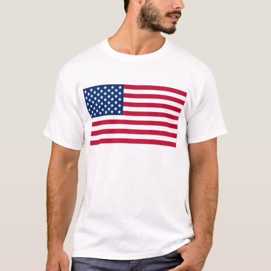 T-shirt Drapeau américain (Devant)