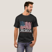 T-shirt Drapeau américain (Devant entier)