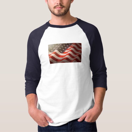 T-shirt Drapeau américain (Devant)