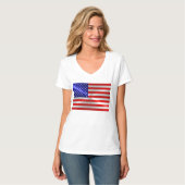 T-shirt Drapeau américain (Devant entier)