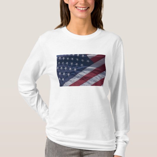 T-shirt Drapeau américain. (Devant)