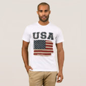T-shirt Drapeau américain (Devant entier)