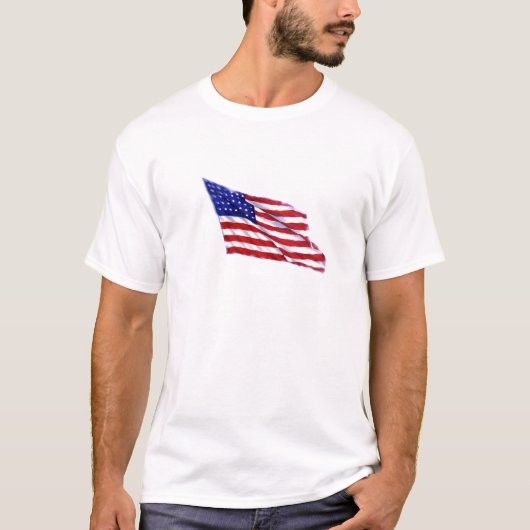 T-shirt Drapeau américain (Devant)