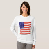 T-shirt Drapeau américain (Devant entier)