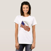 T-shirt drapeau américain (Devant entier)