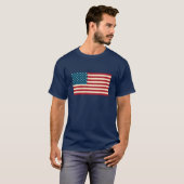 T-Shirt Drapeau Américain (Devant entier)