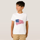 T-shirt Drapeau américain (Devant entier)