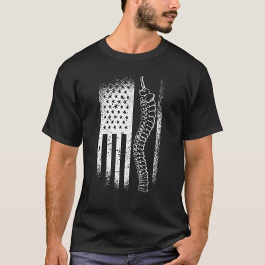 T-shirt Drapeau américain (Devant)