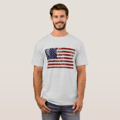 T-Shirt Drapeau Américain (Devant entier)