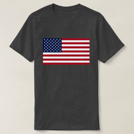 T-shirt Drapeau américain (Design devant)