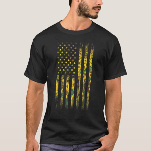 T-shirt Drapeau américain (Devant)
