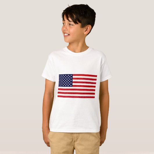 T-shirt Drapeau américain (Devant entier)