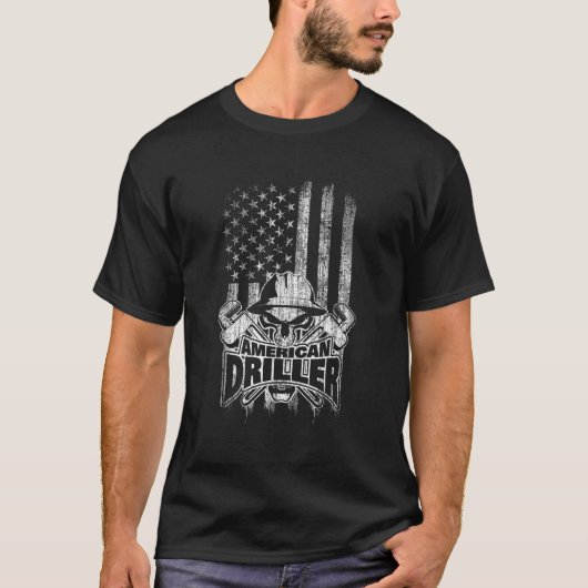 T-shirt Drapeau américain (Devant)