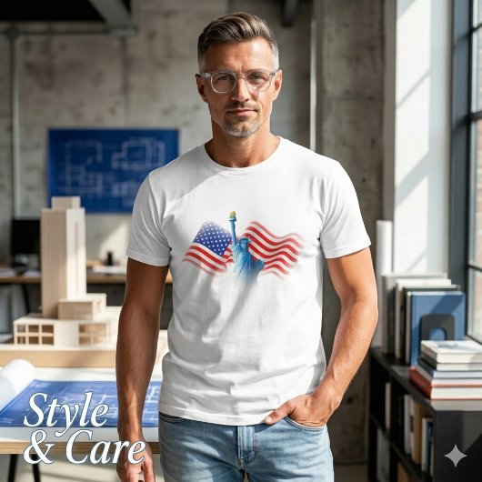 T-shirt Drapeau américain