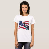T-shirt drapeau américain (Devant entier)