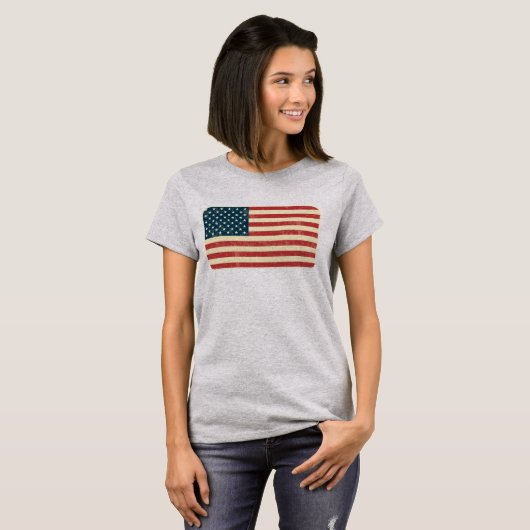 T-shirt Drapeau américain (Devant entier)