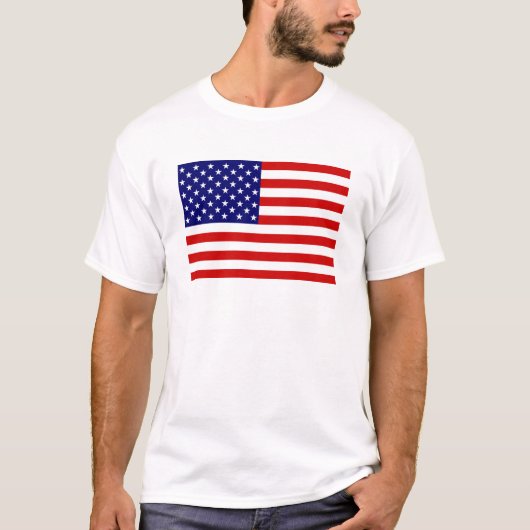 T-shirt Drapeau américain (Devant)