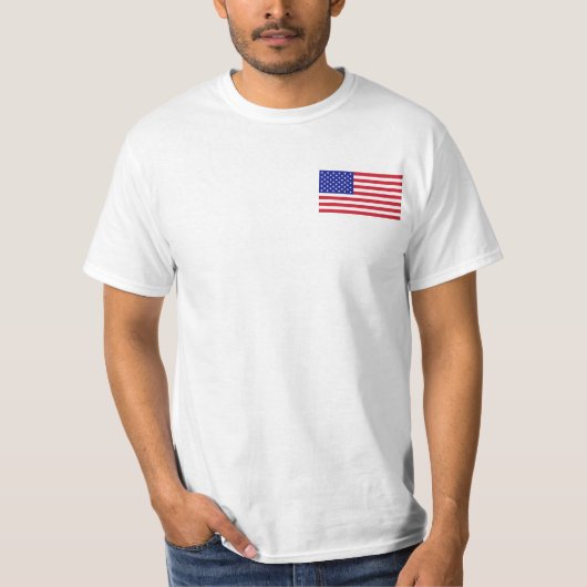 T-shirt Drapeau américain (Devant)