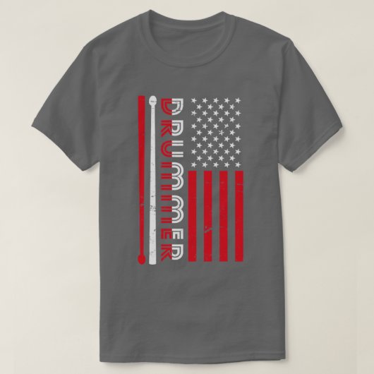 T-shirt Drapeau américain (Design devant)