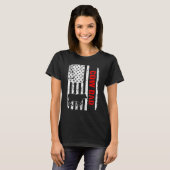 T-shirt Drapeau américain (Devant entier)