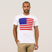 T-shirt Drapeau américain (Devant entier)