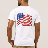 T-shirt Drapeau américain (Dos)